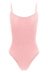 the hunza g pamela one-piece swimsuit exemplifies contemporary beachwear throu