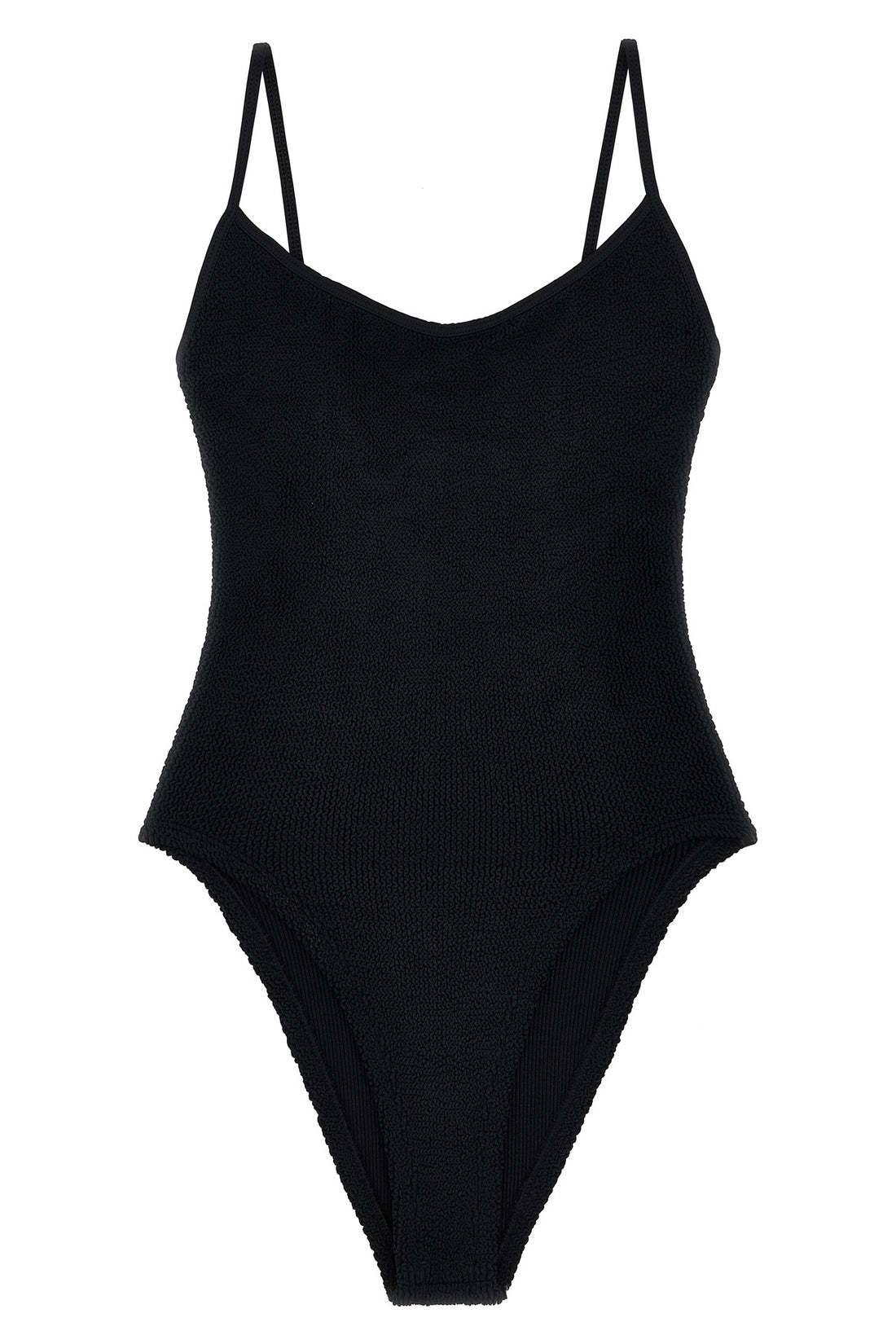 HUNZA G OS pamela swim one-piece swimsuit in the original crinkle(tm) fabric