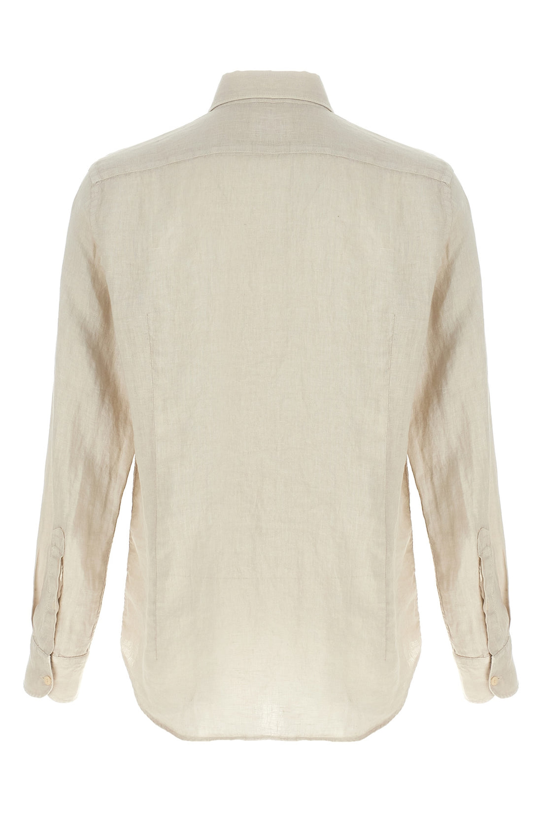 MC2 SAINT BARTH L pamplona garment-dyed linen shirt