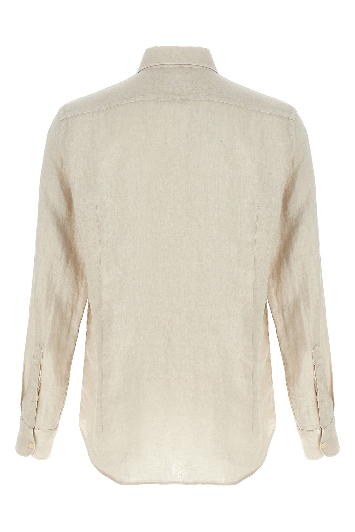 pamplona garment-dyed linen shirt