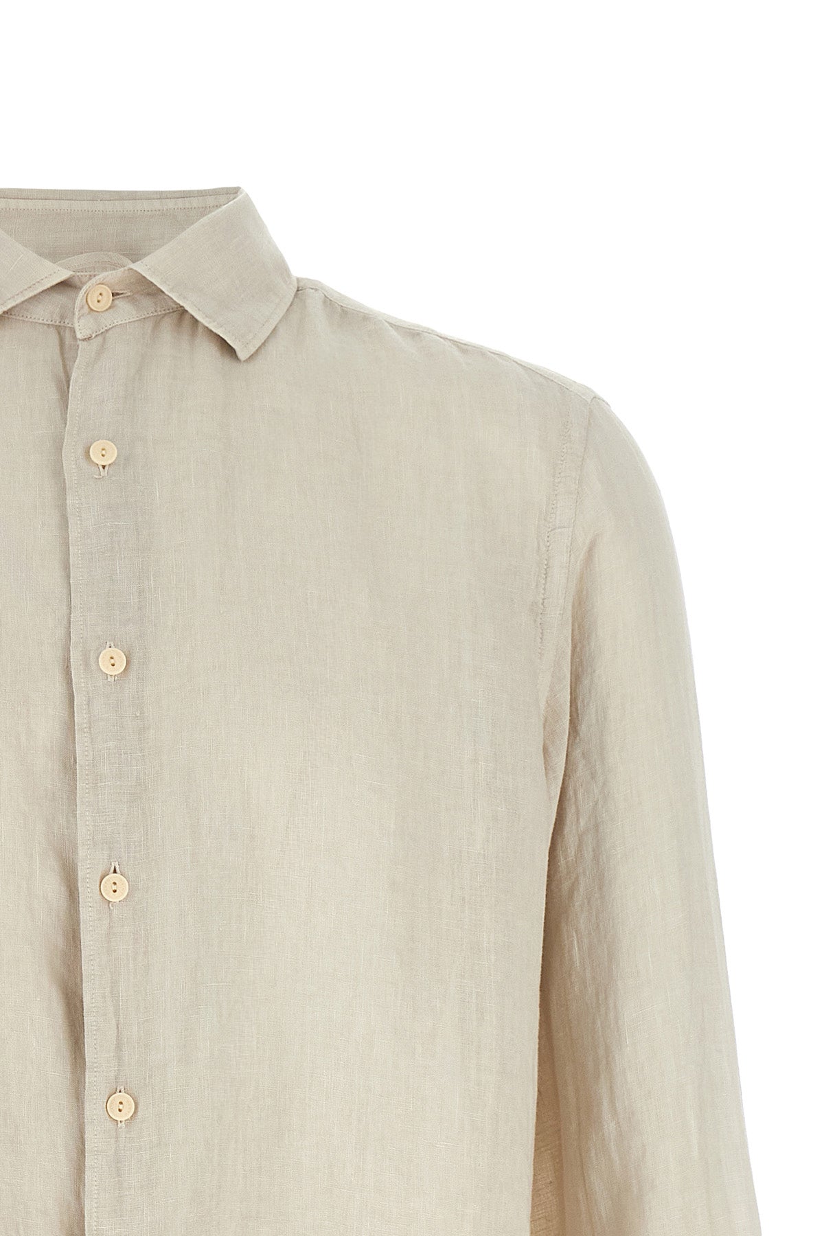 pamplona garment-dyed linen shirt