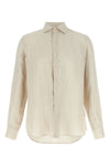 pamplona garment-dyed linen shirt