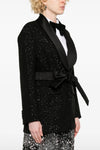 pau viscose and wool blend blazer