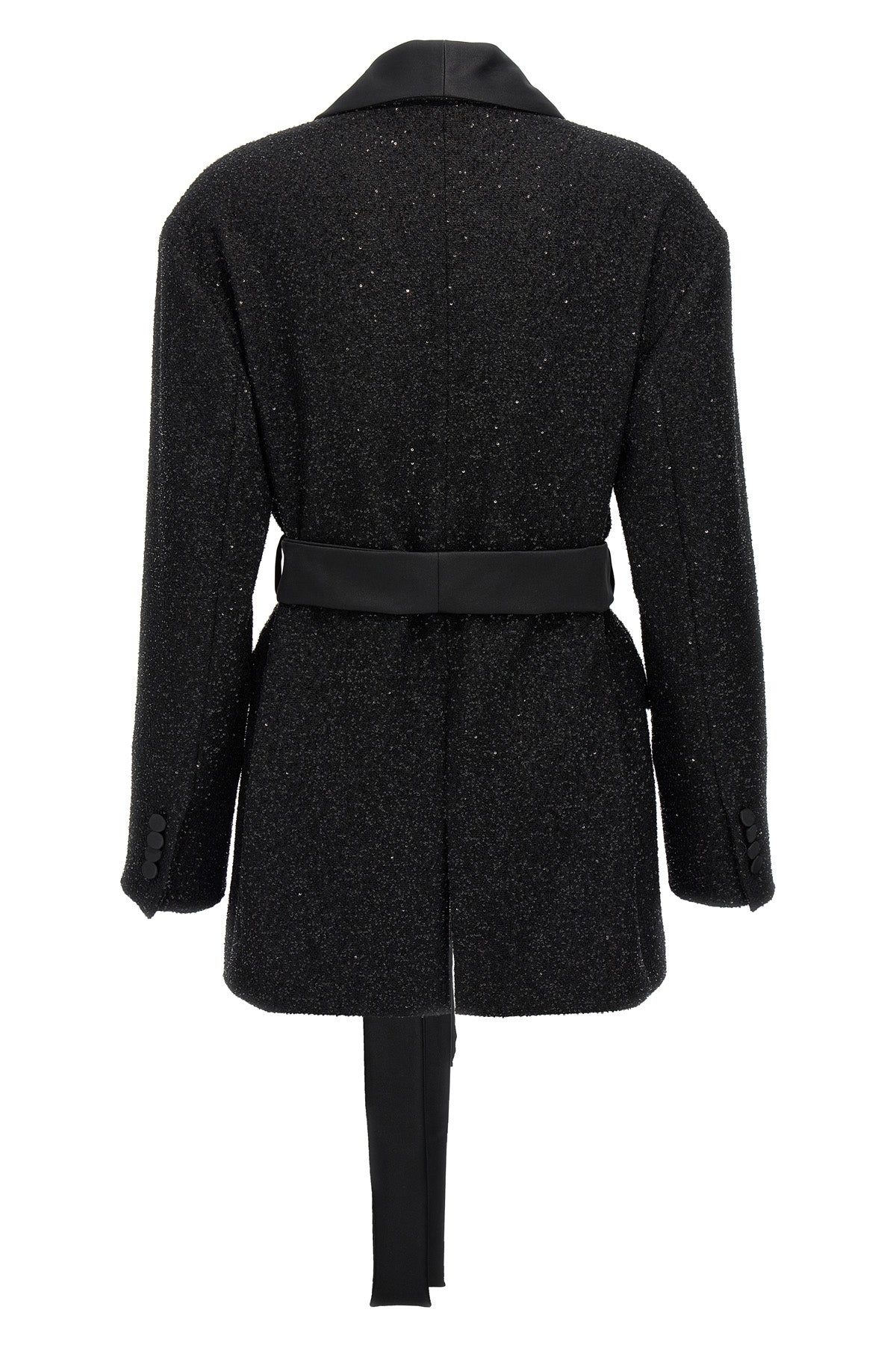 pau viscose and wool blend blazer