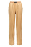 stretch silk pants