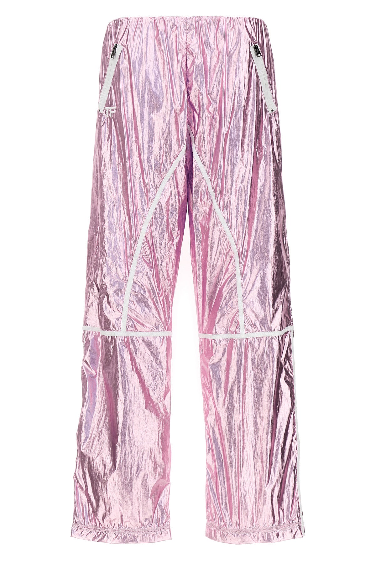 laminated fabric track pants