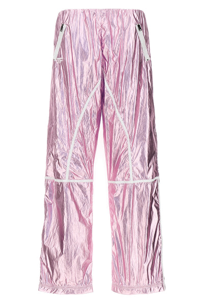 laminated fabric track pants