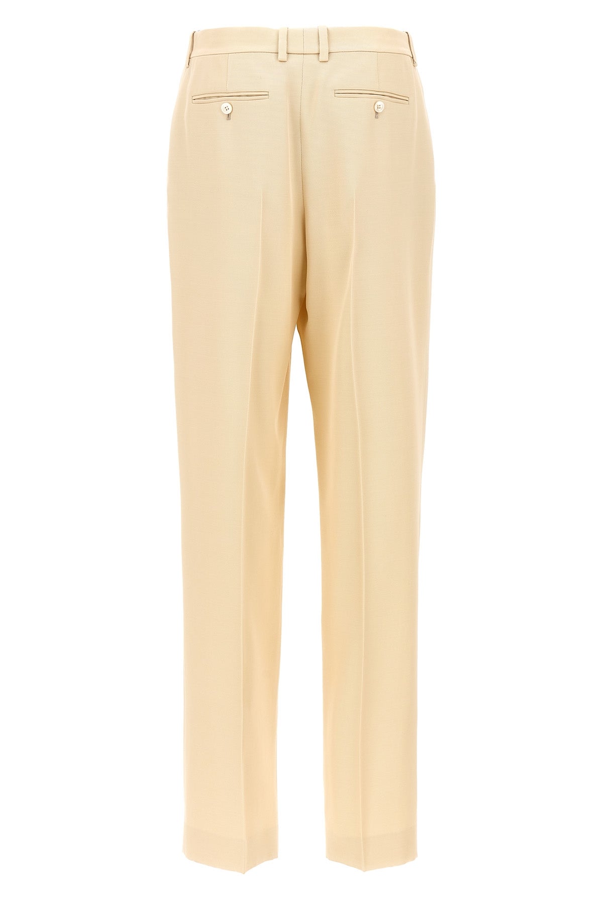 silk and wool pants