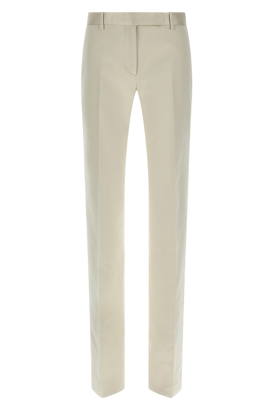 TOM FORD 40 tailored trousers in duchesse blend silk and cotton