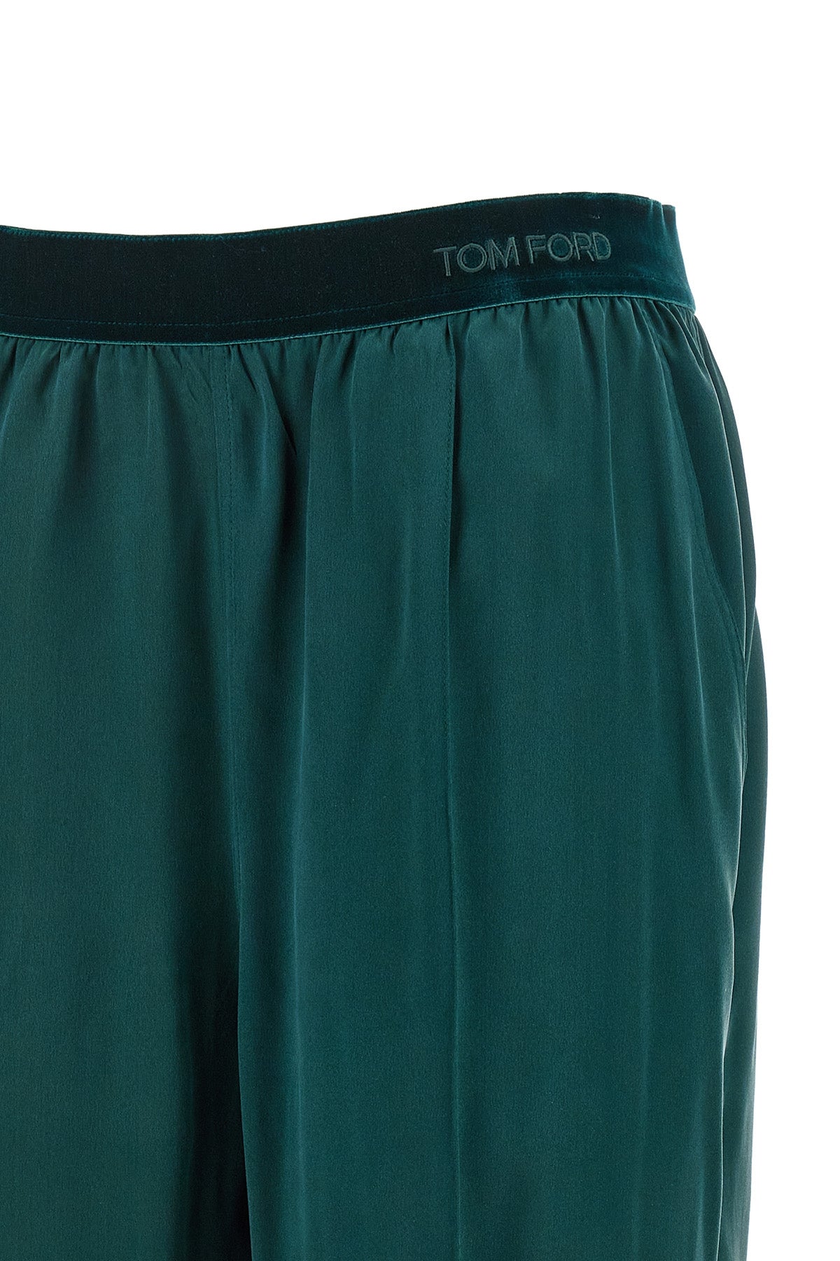 the tom ford pants feature a sophisticated interpretation of luxury loungewear i