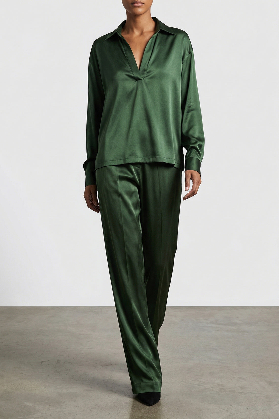 TOM FORD XXS stretch silk satin pants