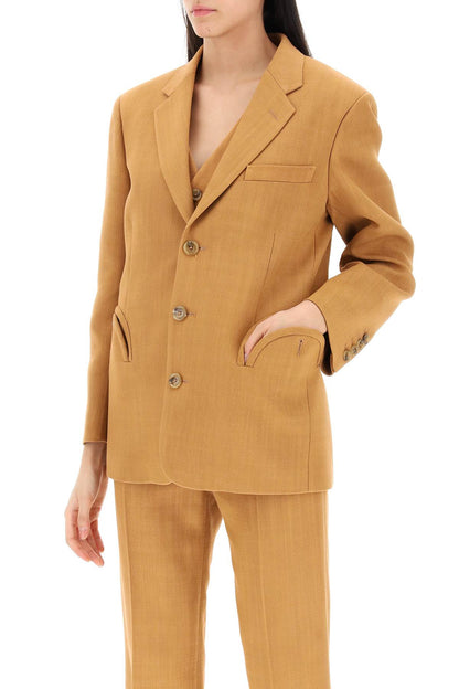 santana peanut nana single-breasted jacket