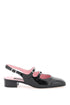 patent leather pêche slingback mary jane