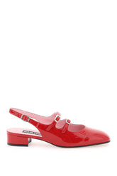 patent leather pêche slingback mary jane