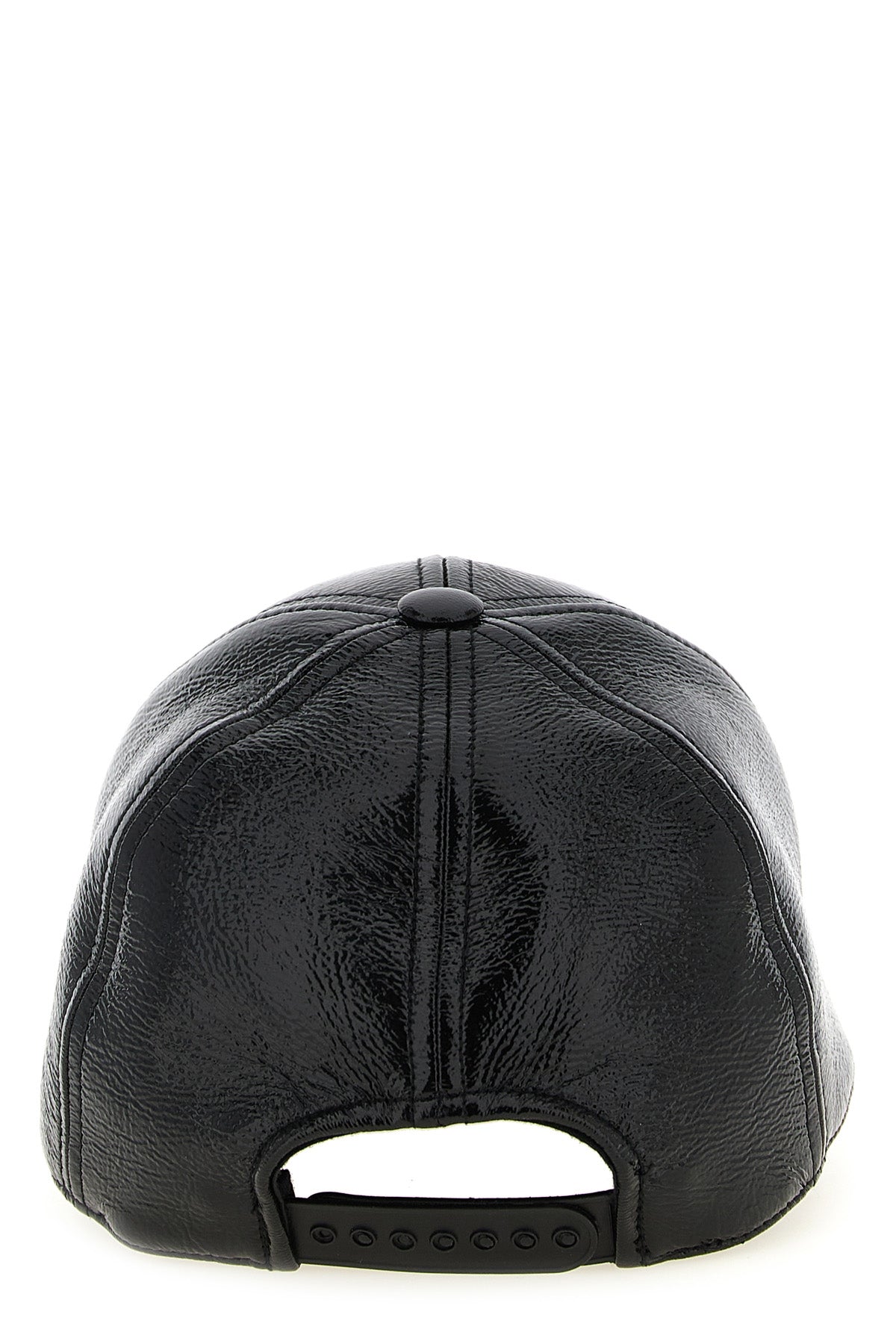the reedition vinyl baseball cap by courrèges anchors the brands space-age he