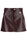 vinyl effect mini skirt