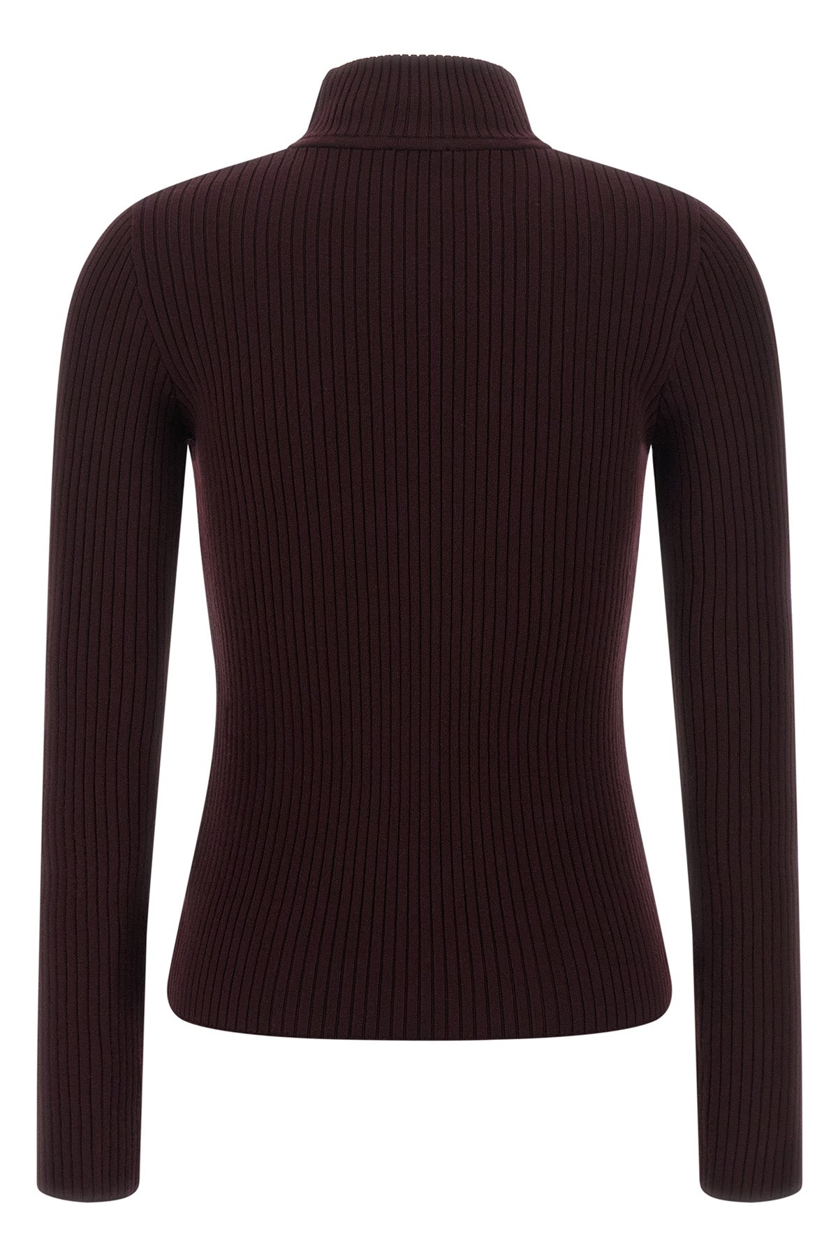 the courrèges reedition turtleneck sweater is distinguished by a tight silhoue