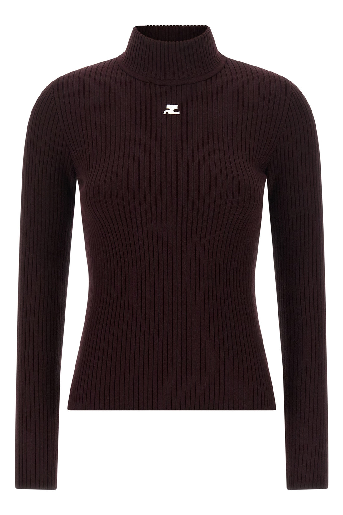COURRÈGES M the courrèges reedition turtleneck sweater is distinguished by a tight silhoue
