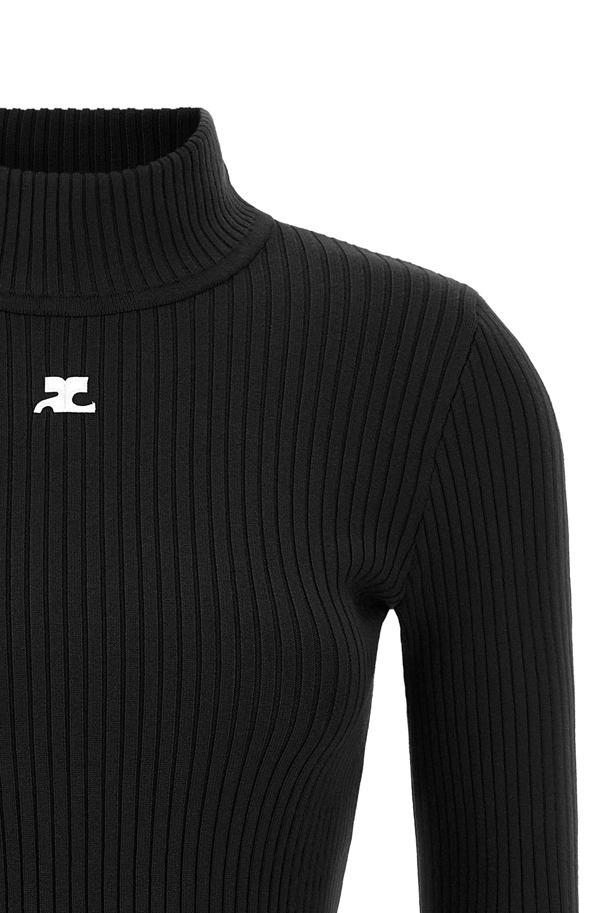 the reedition courrèges high neck sweater redefines the codes of contemporary