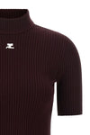 the courrèges reedition ribbed sweater redefines the codes of essential elegan