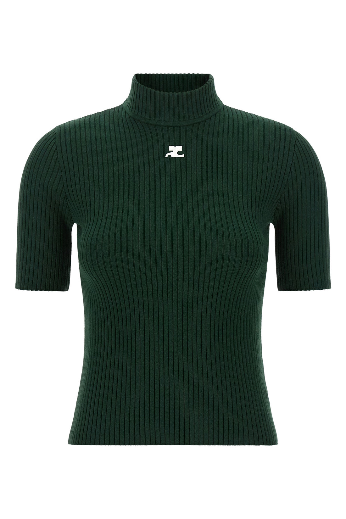 COURRÈGES M the reedition courrèges turtleneck sweater redefines knitwear codes through a