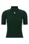the reedition courrèges turtleneck sweater redefines knitwear codes through a