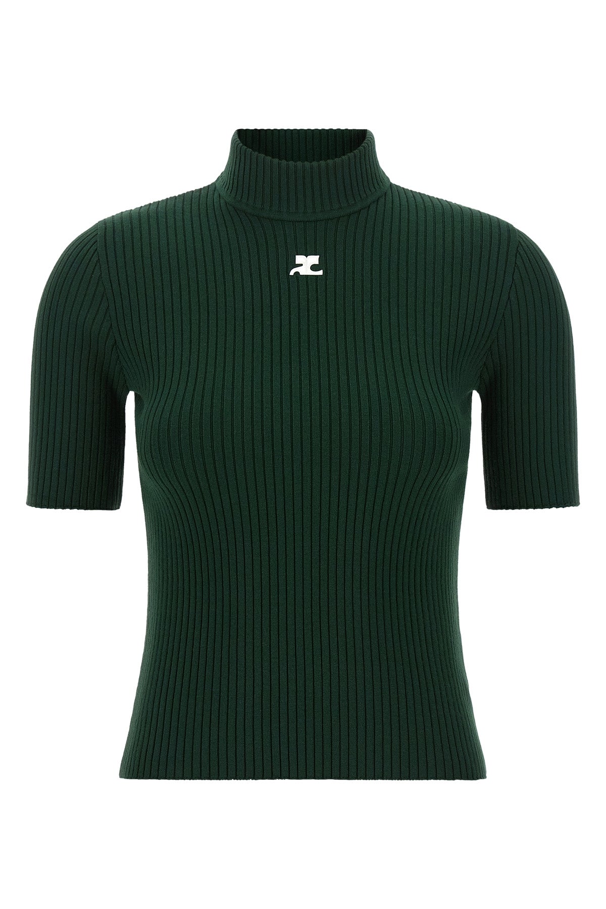 the reedition courrèges turtleneck sweater redefines knitwear codes through a