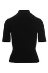 ribbed stretch viscose blend reedition sweater