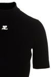 ribbed stretch viscose blend reedition sweater