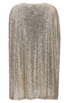 cashmere dress in a stretch fabric withll over sequin appliqué