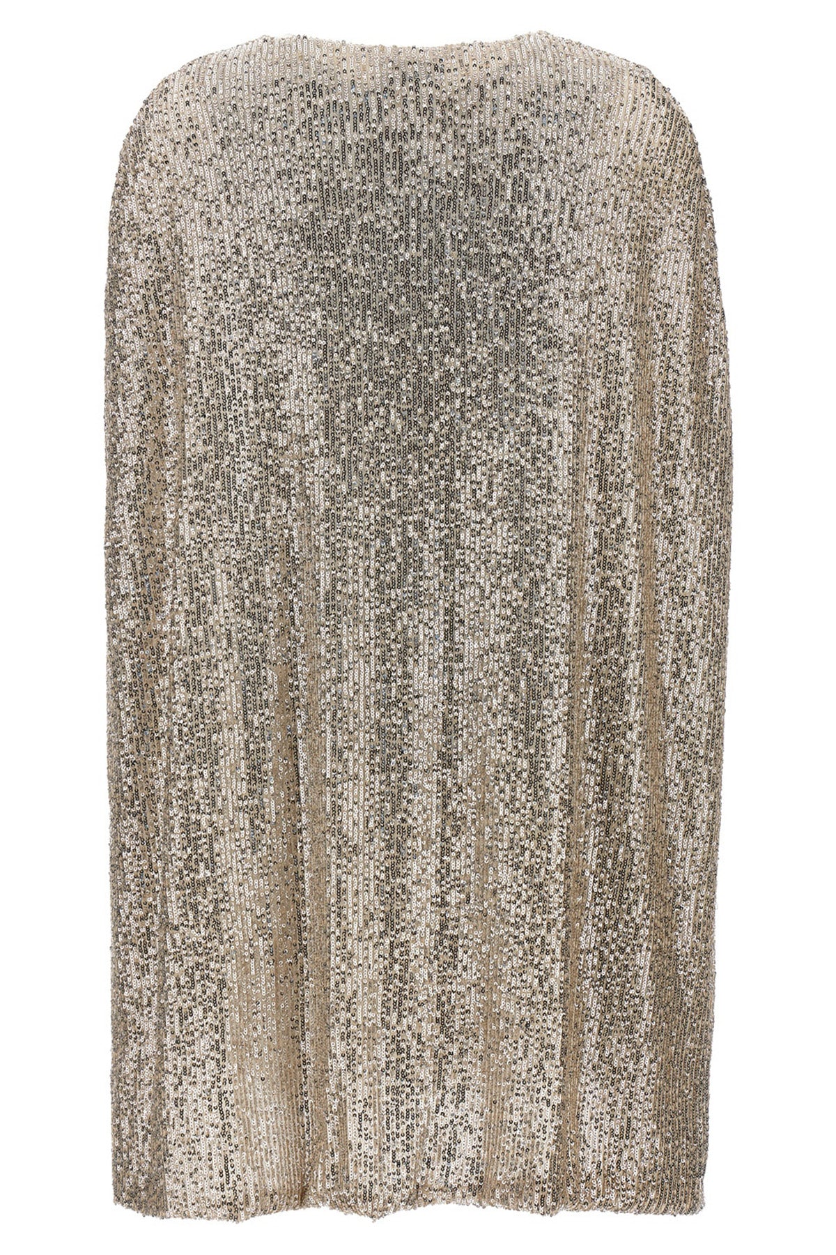 cashmere dress in a stretch fabric withll over sequin appliqué
