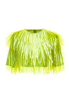 petalo silk top withll over sequins