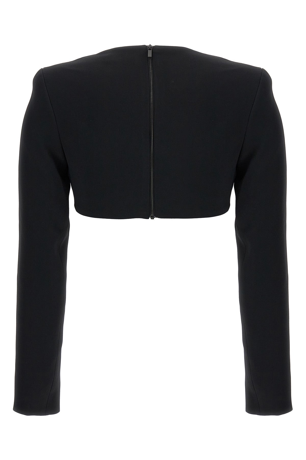 3d crystsal chain and square neck top in stretch cady