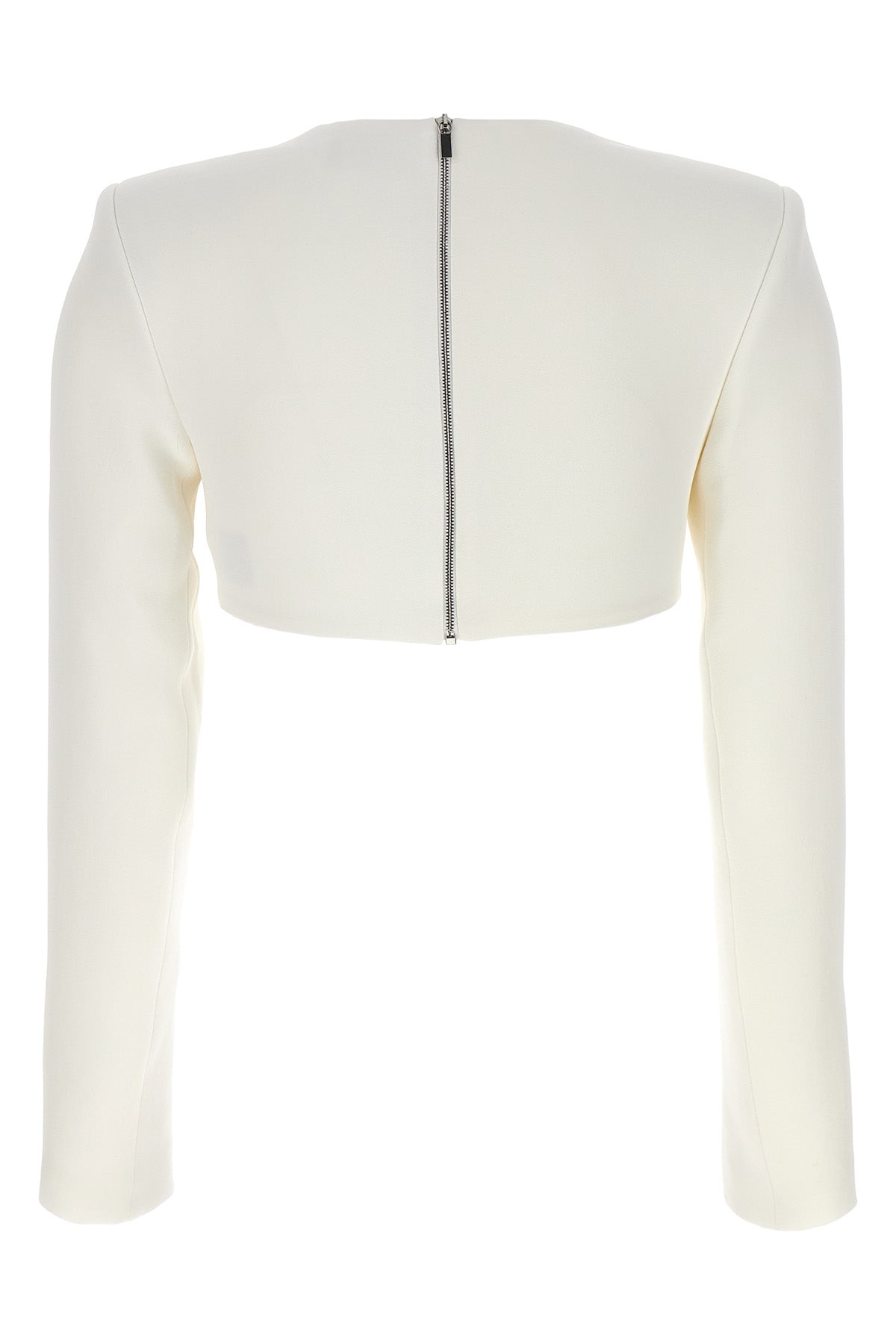 3d crystsal chain and square neck top in stretch cady