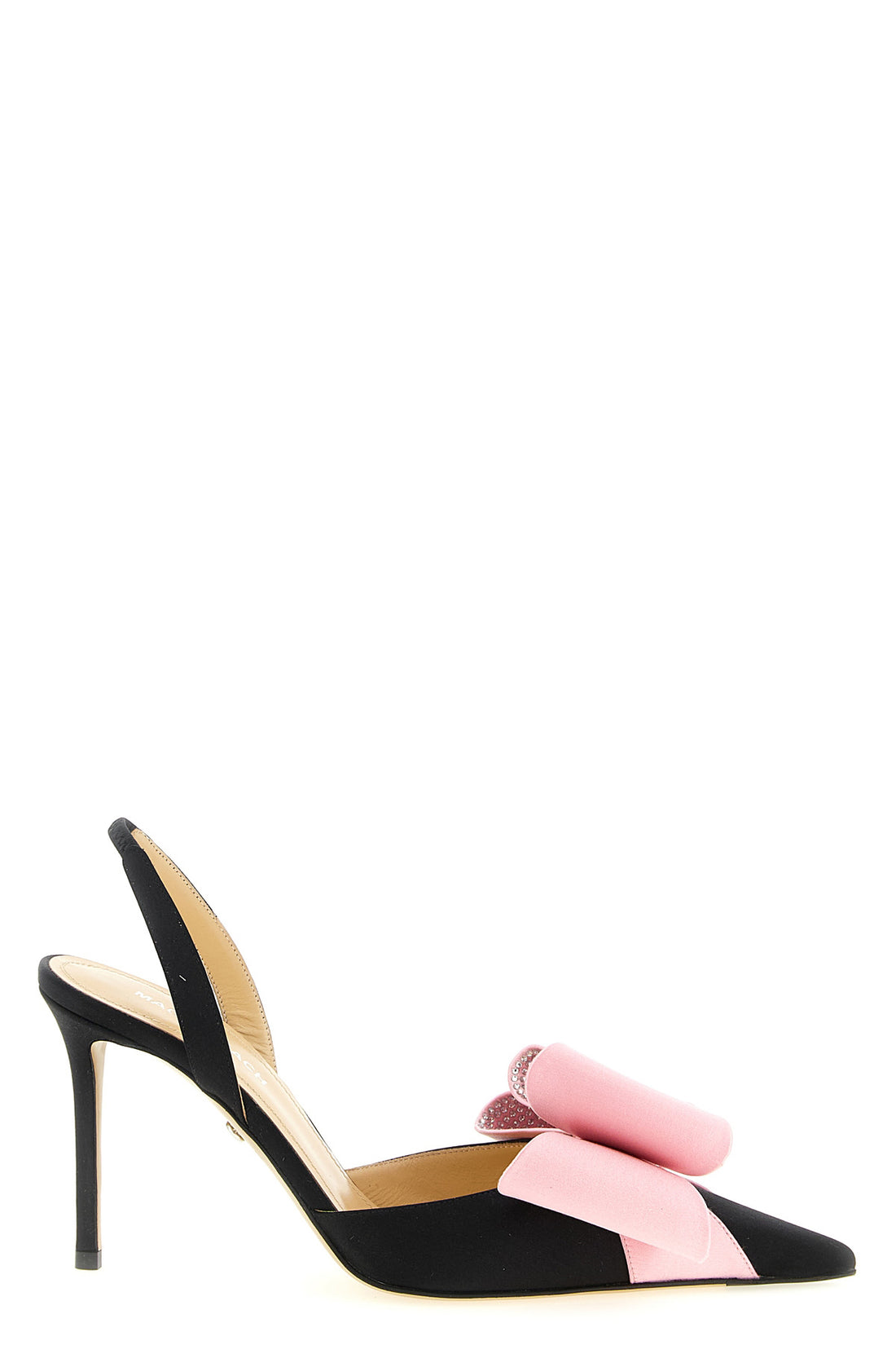 MACH &amp; MACH 36 le cadeau satin slingbacks