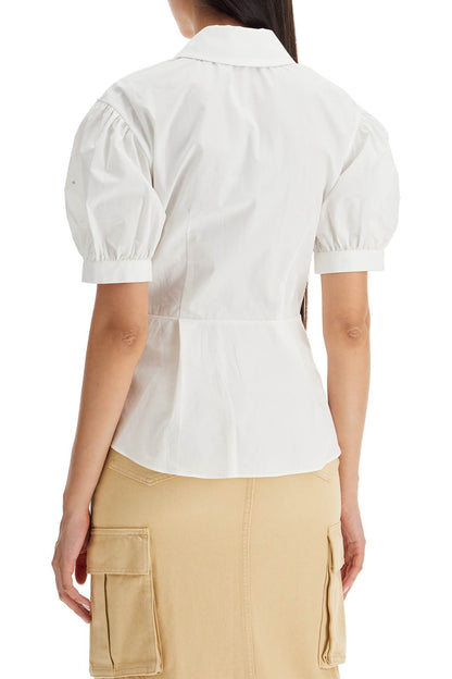 fitted cotton shirt with tailored