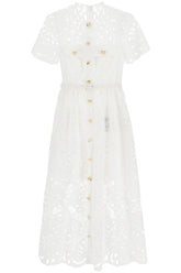 midi lace dress in seven