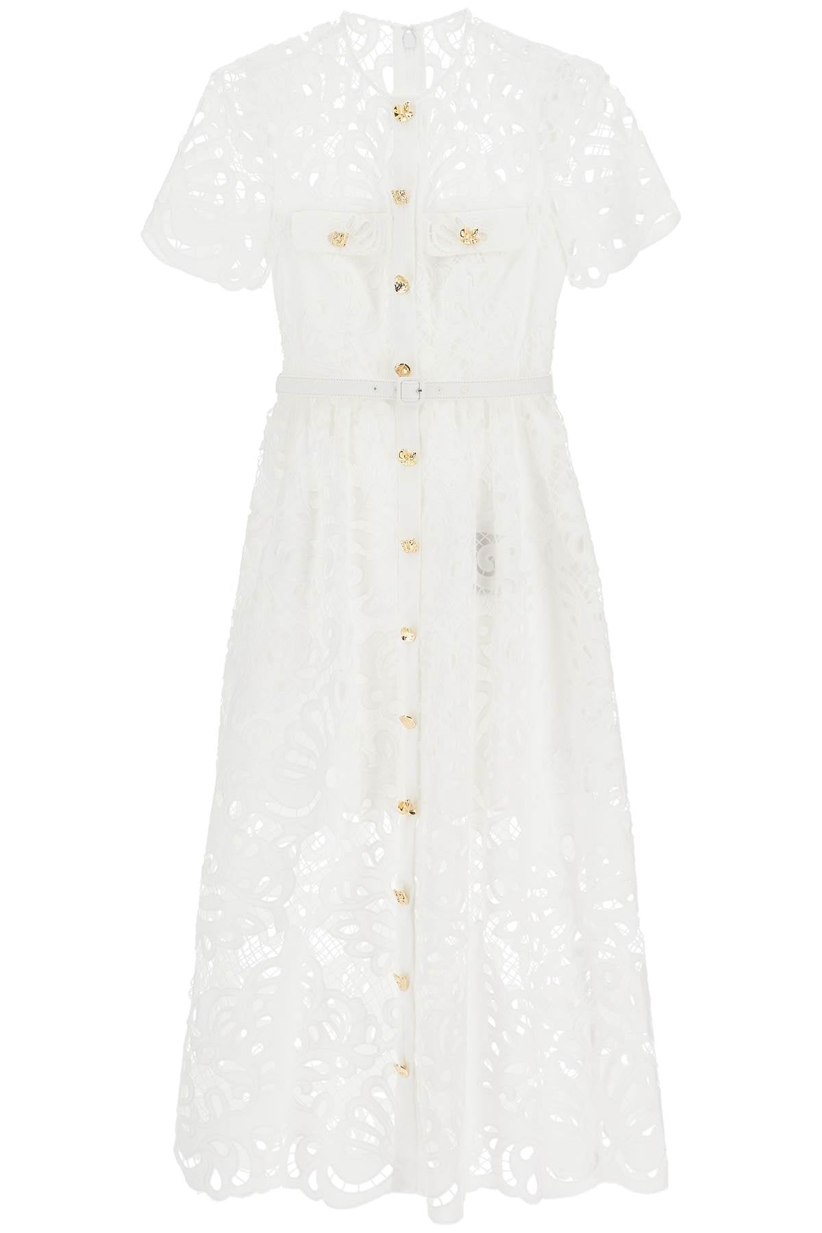 midi lace dress in seven