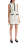 crochet sleeveless mini dress in