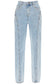 straight jeans with crystals