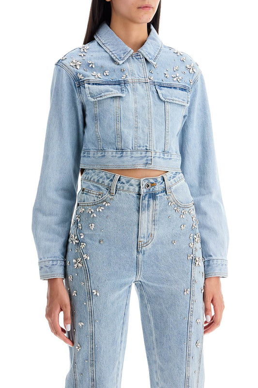 cropped denim jacket for women