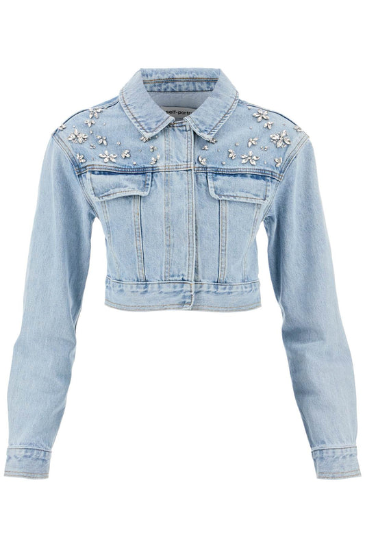 cropped denim jacket for women