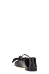 patent leather double bow ballerina