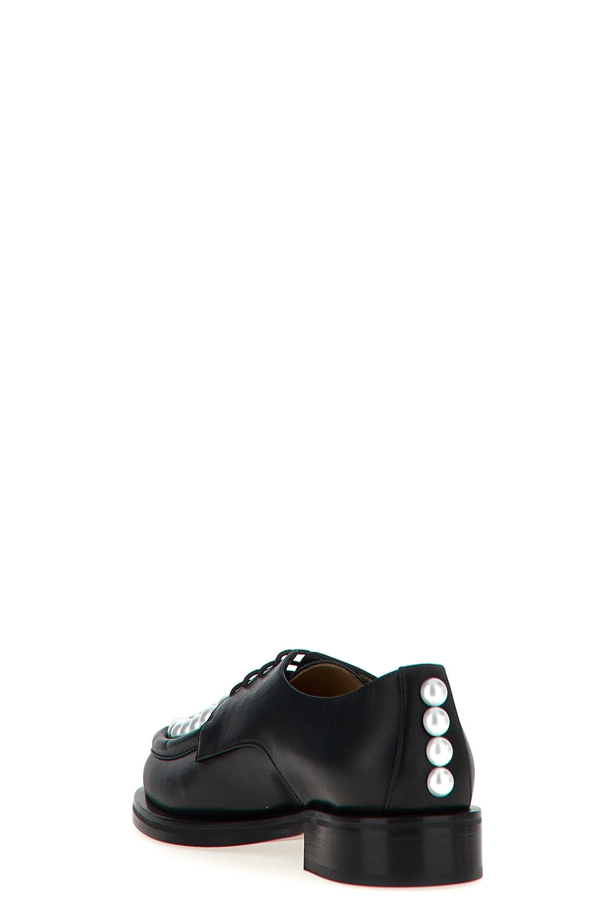 sirene leather lace-up shoes