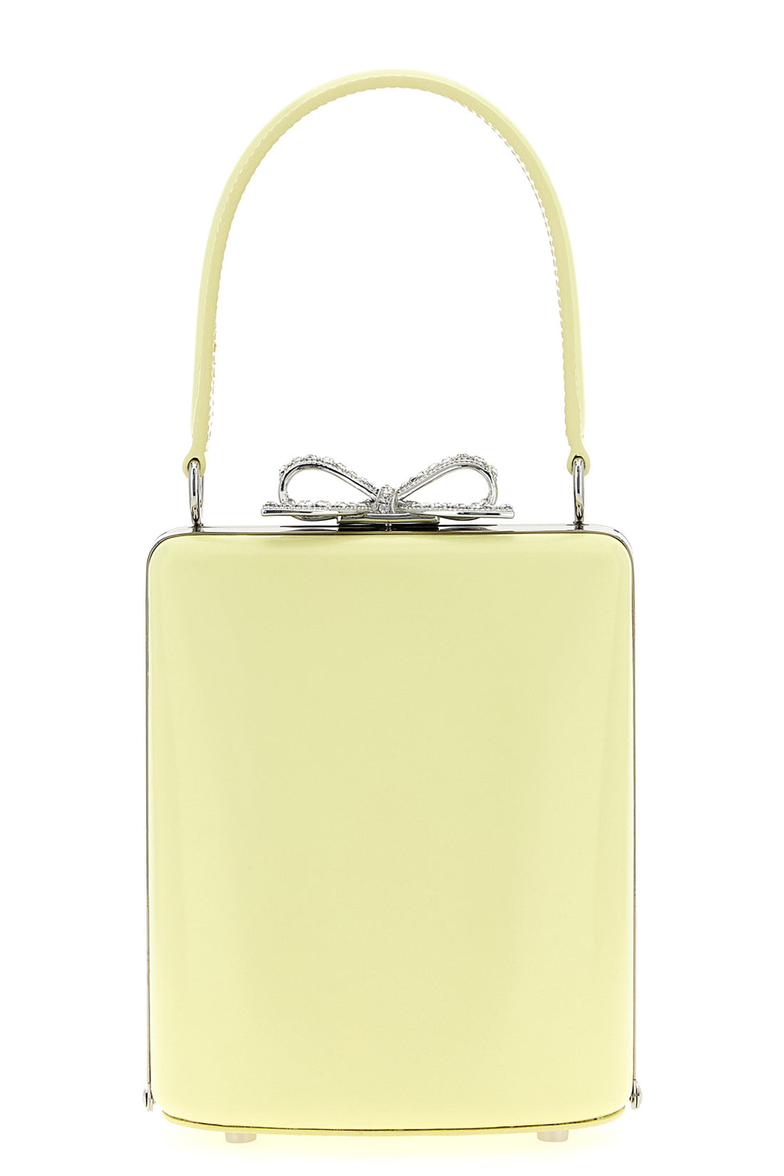 SELF PORTRAIT OS yellow leather bag leather handbag