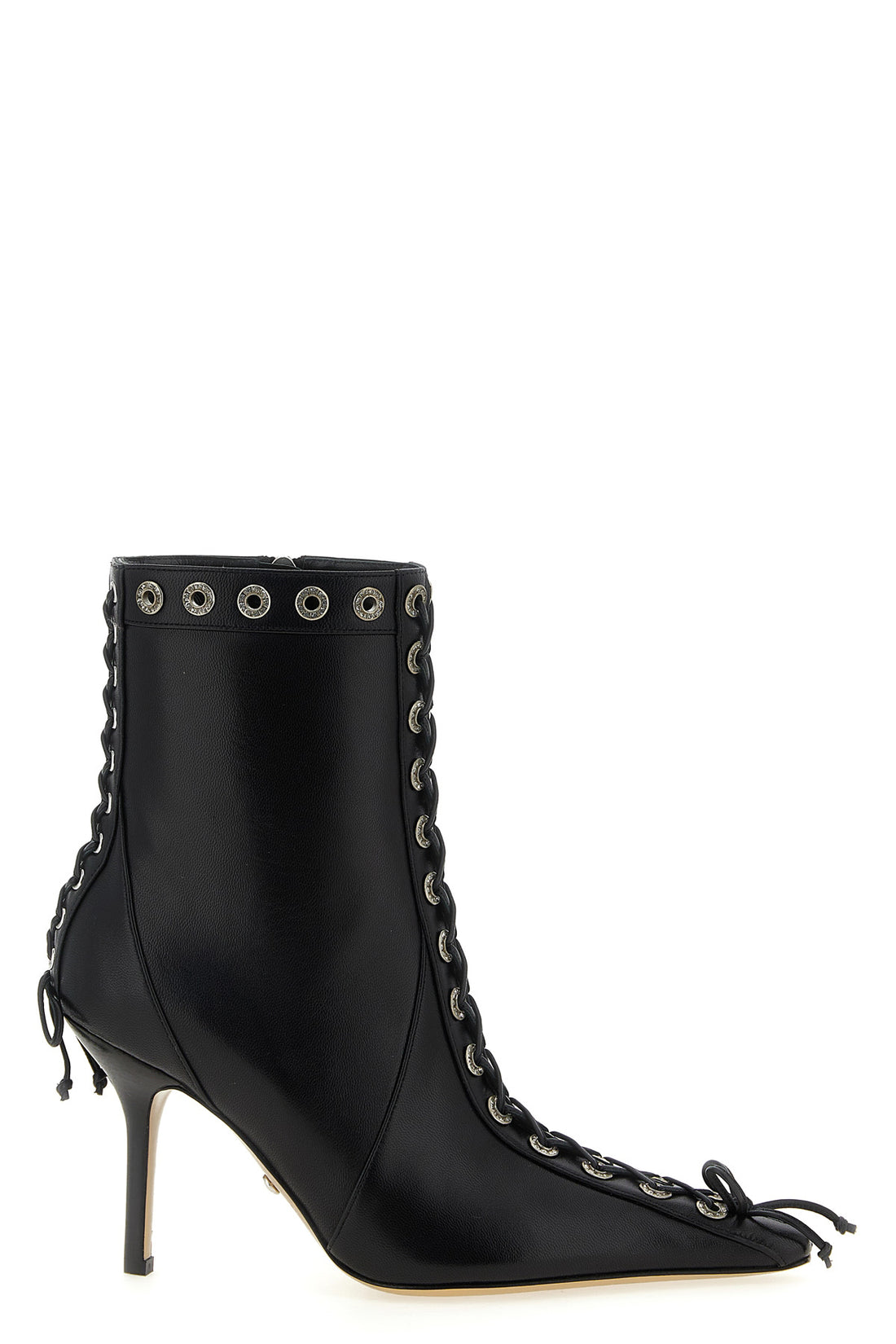 MACH &amp; MACH 41 crystalized corset leather ankle boots