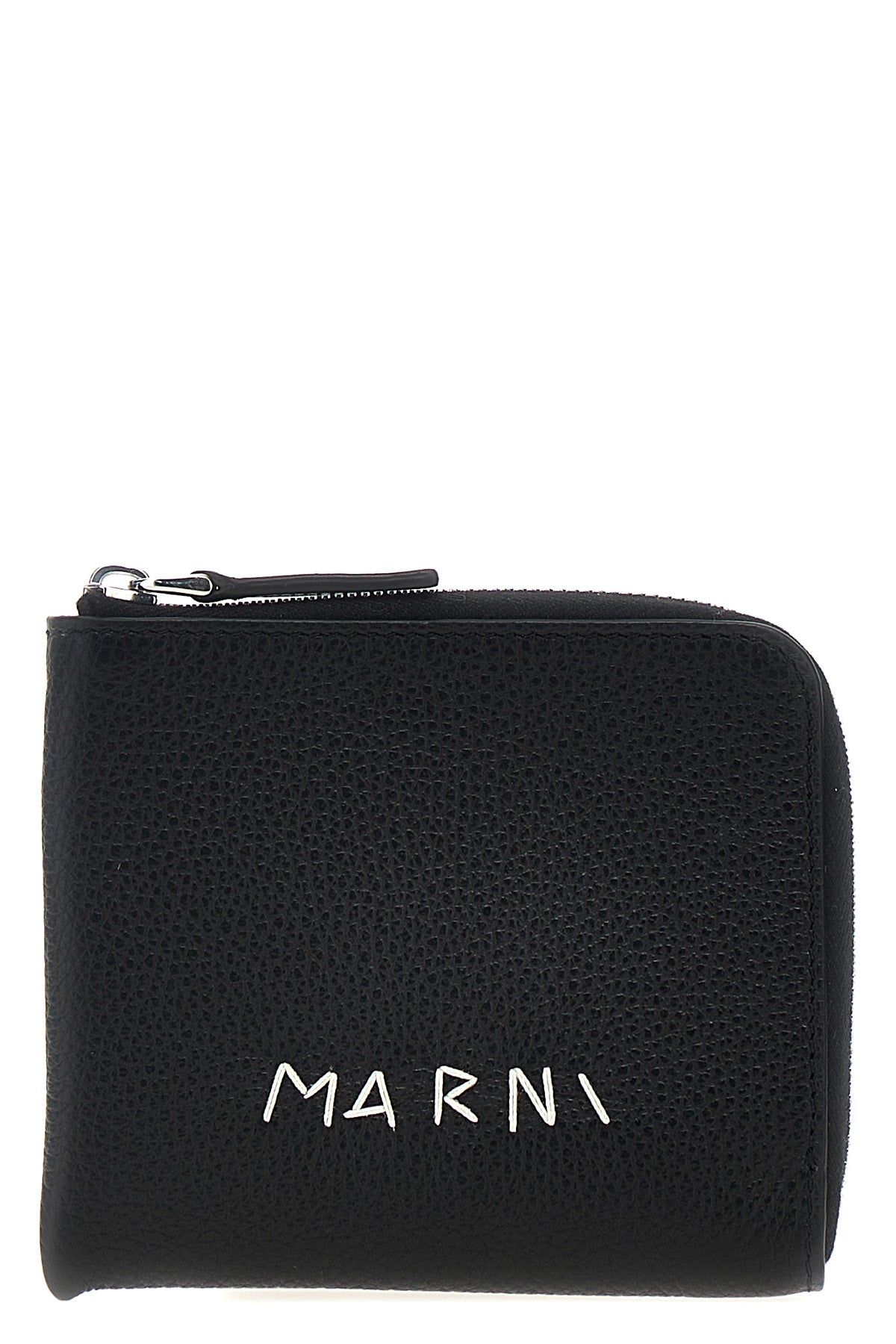 hammered leather wallet