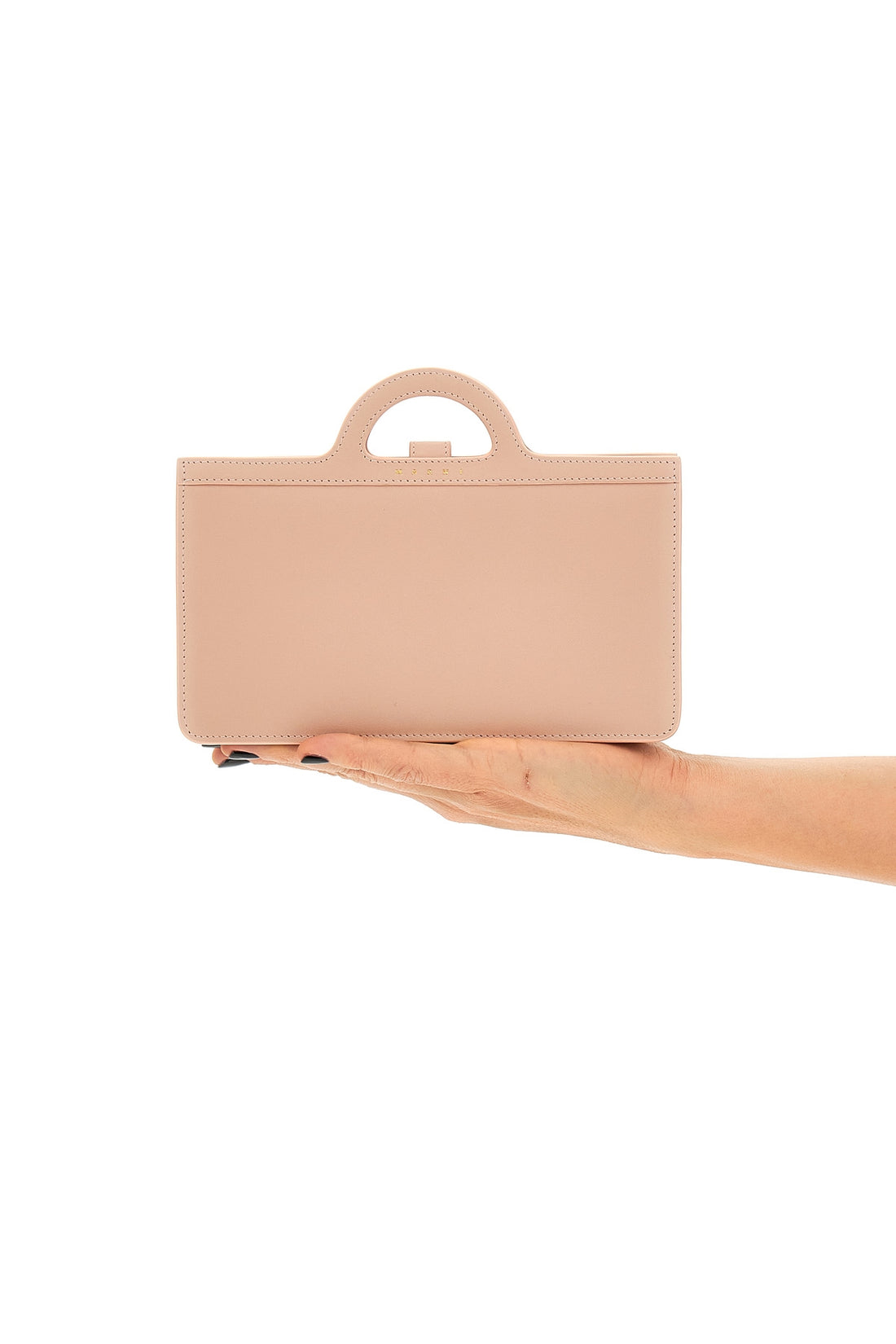 MARNI OS tropicalia leather wallet on chain
