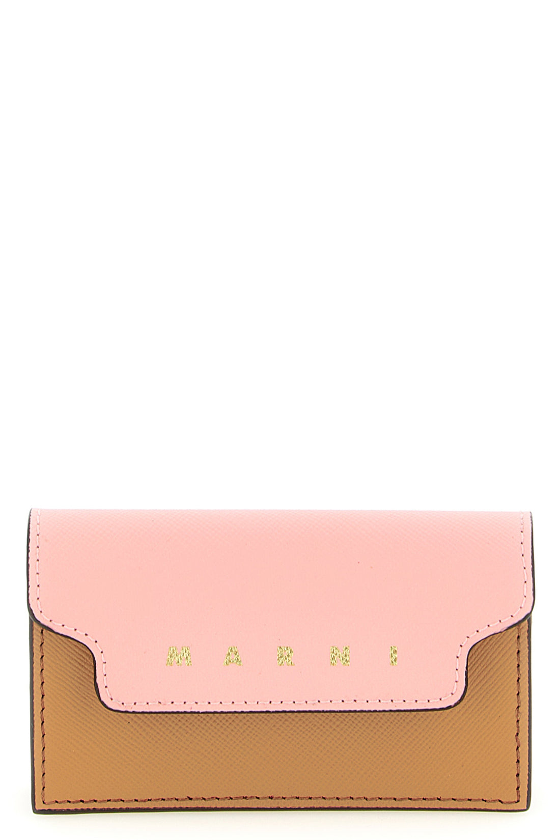 MARNI OS saffiano leather business card holder