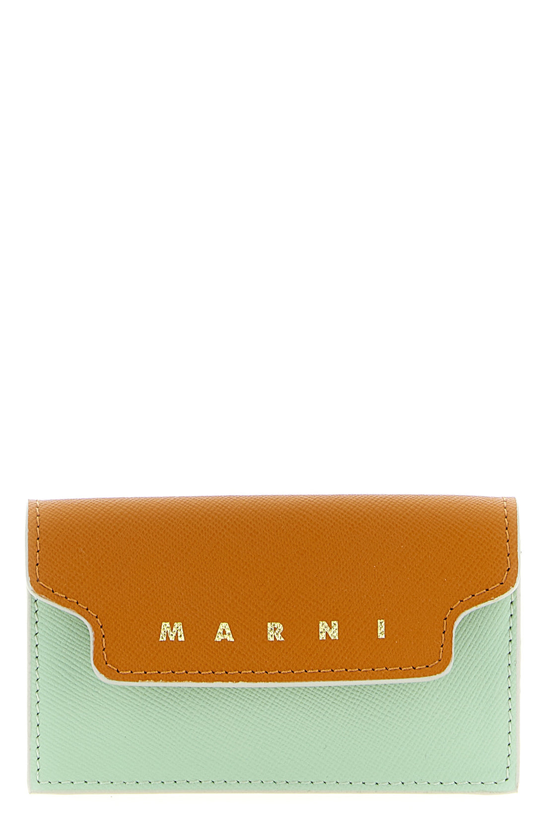 MARNI OS saffiano leather business card holder